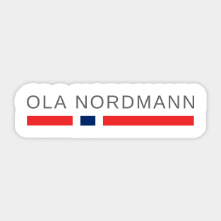 Ola Nordmann | Norge | Norway Sticker